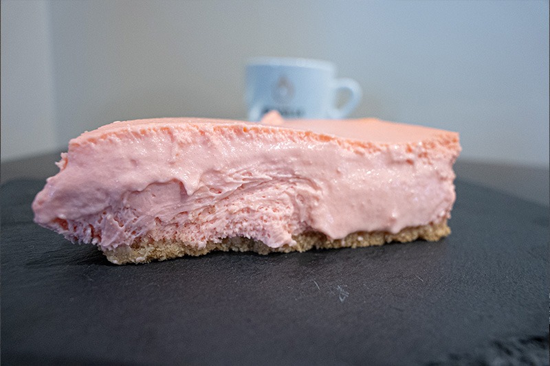 tarta de queso pantera rosa