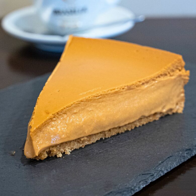 tarta de queso dulce de leche