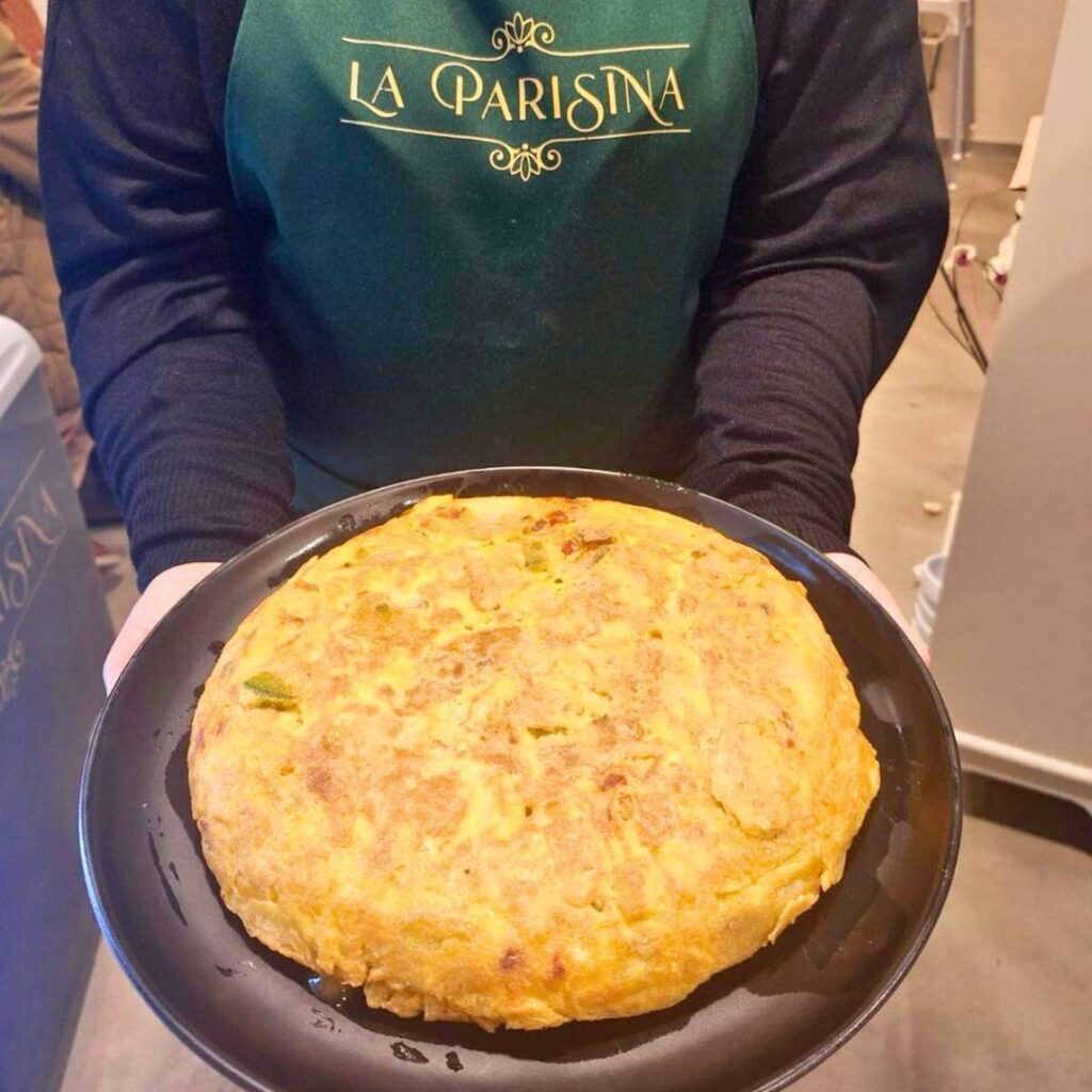 Tortilla de patatas de La Parisina para cenar en Lugo